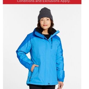 L.L. Bean Women's Bright Blue Ski Jacket